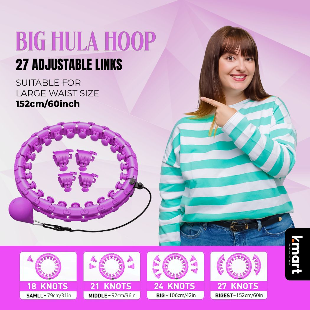 Smart Weighted Hula Hoop Size Chart