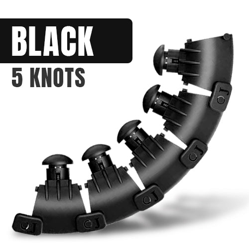 Adjustable Links For K Mart Smart Hula Hoops - BMart Smart Hula Hoops - Black 5 Knotslack 5 Knots - K-Mart